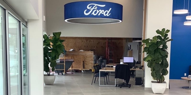 Inside Ford Sign